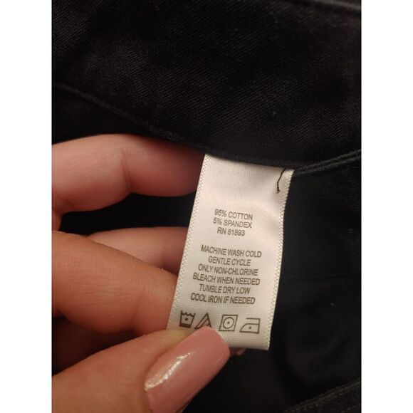 C Wonder Women's Size 8 Black Lightweight Jeans - Picture 5 of 8